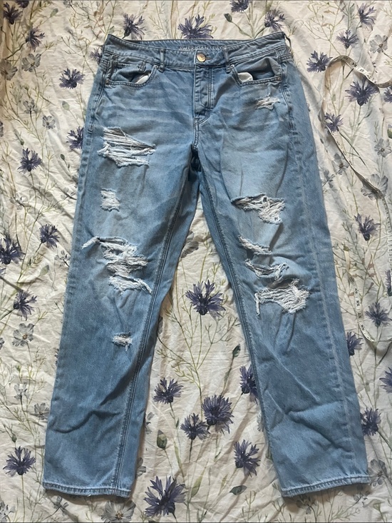 American Eagle Outfitters Denim - American Eagle Tomboy Baggy Distressed Boyfriend Jeans Size 8 Y2K Like New